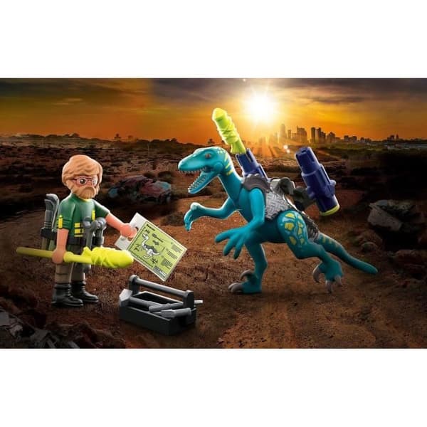 PLAYMOBIL - 70629 - Dino Rise - Deinonychus - Blandat - 5 år - 19 stycken