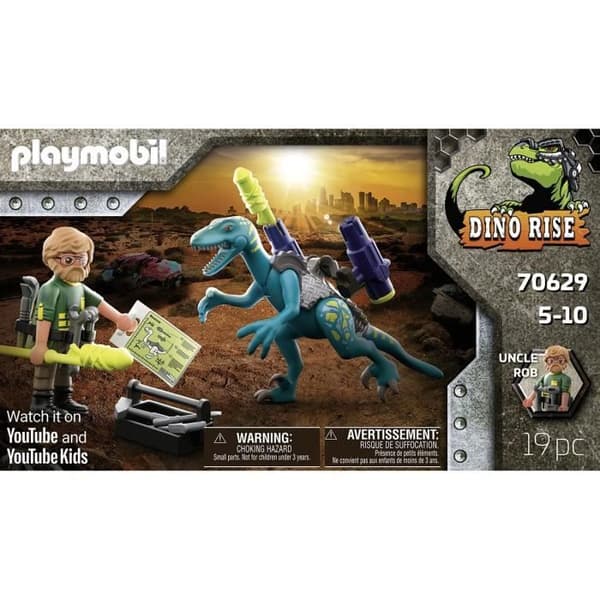 PLAYMOBIL - 70629 - Dino Rise - Deinonychus - Blandat - 5 år - 19 stycken