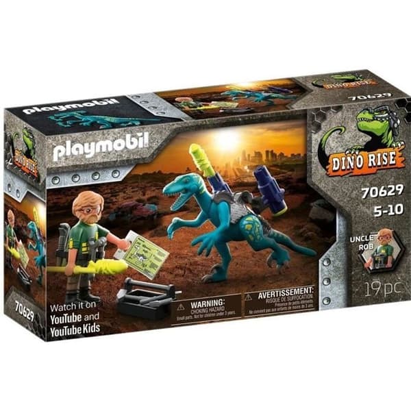 PLAYMOBIL - 70629 - Dino Rise - Deinonychus - Blandat - 5 år - 19 stycken