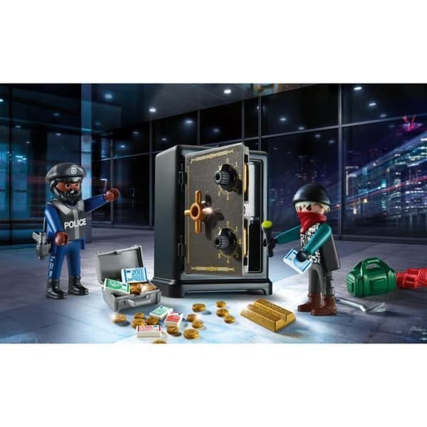 PLAYMOBIL 70908 Startpaket Polisinbrottstjuv, poliser, Från 5 år