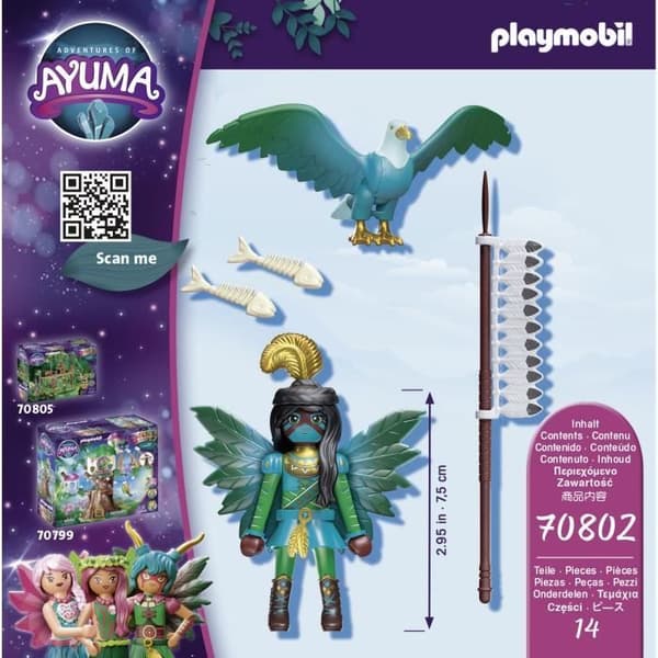 PLAYMOBIL - 70802 - AYUMA - Riddarfe med favoritdjur - Adventures of Ayuma