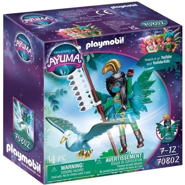 PLAYMOBIL - 70802 - AYUMA - Riddarfe med favoritdjur - Adventures of Ayuma