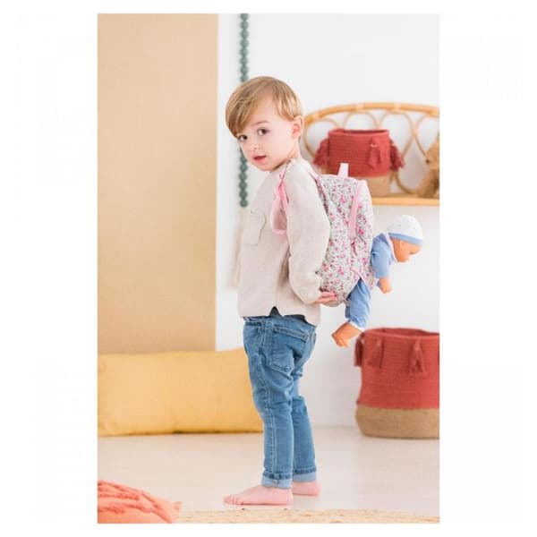 Corolle blommig bärsele ryggsäck för 30 cm babydockor
