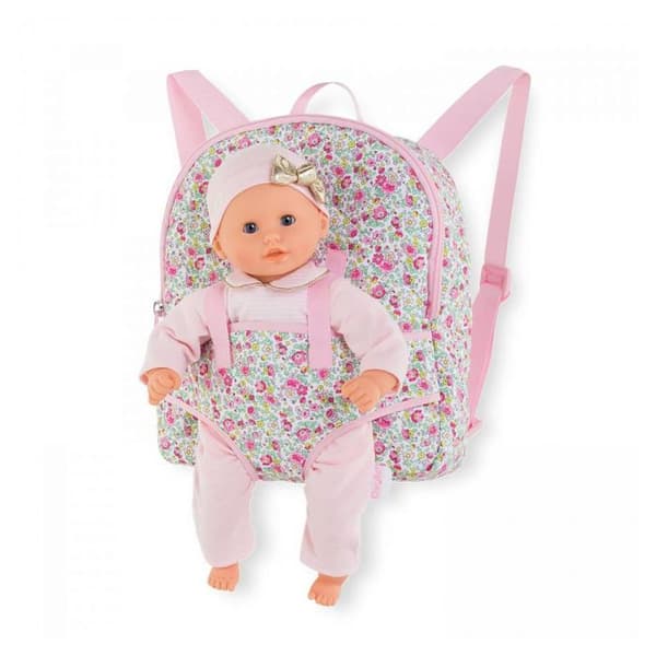 Corolle blommig bärsele ryggsäck för 30 cm babydockor