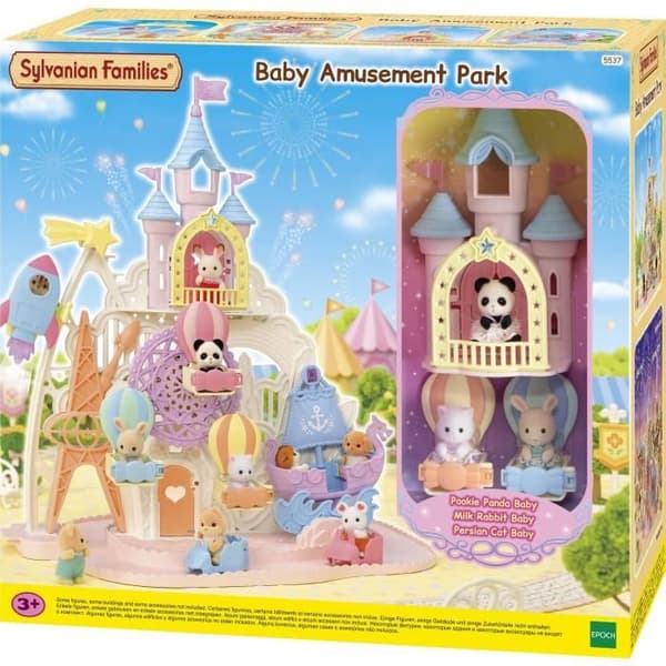 Magisk nöjespark - SYLVANIAN FAMILIES - 5645 - 4 magiska universum - 30 bebisar