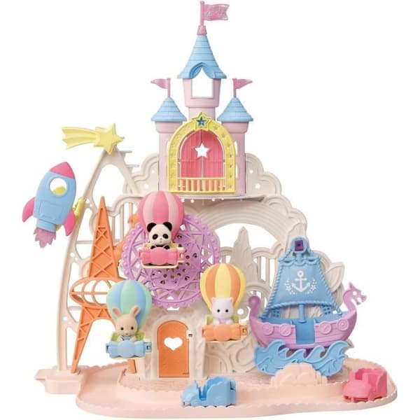 Magisk nöjespark - SYLVANIAN FAMILIES - 5645 - 4 magiska universum - 30 bebisar