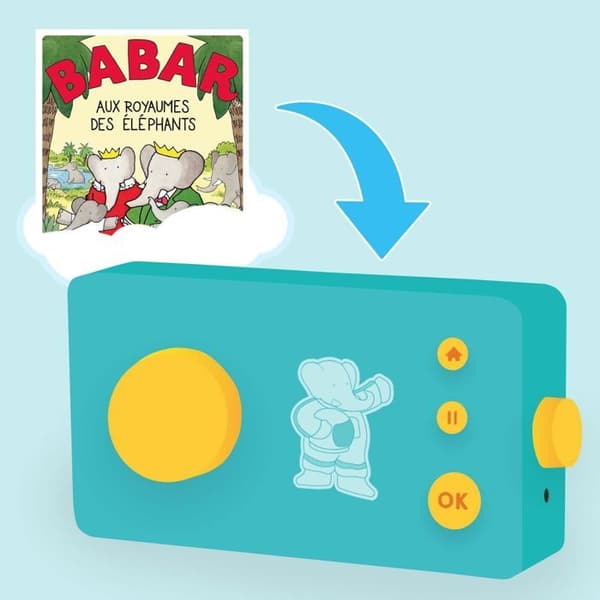 E-bok barn - Lunii - ALBR14003 - Interaktiv ljudbok - Paket med färgläggning - 12 historier