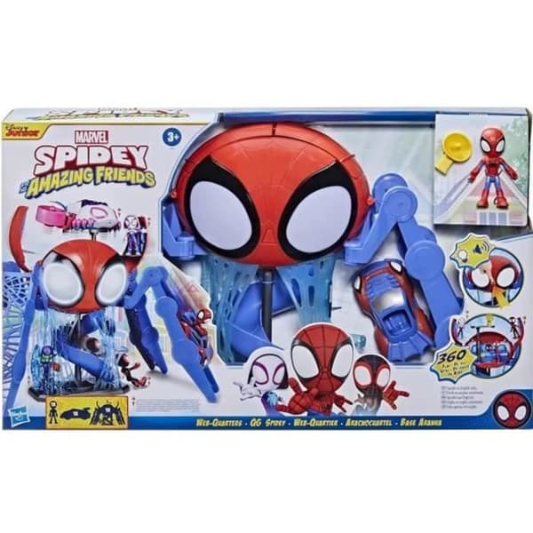 Spidey Headquarters med ljud och ljus - Spidey and His Amazing Friends - Spidey och fordon - från 3 år - Marvel