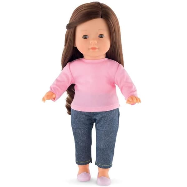 Set med 2 vita och rosa T-shirts för Ma Corolle docka 36 cm - Corolle