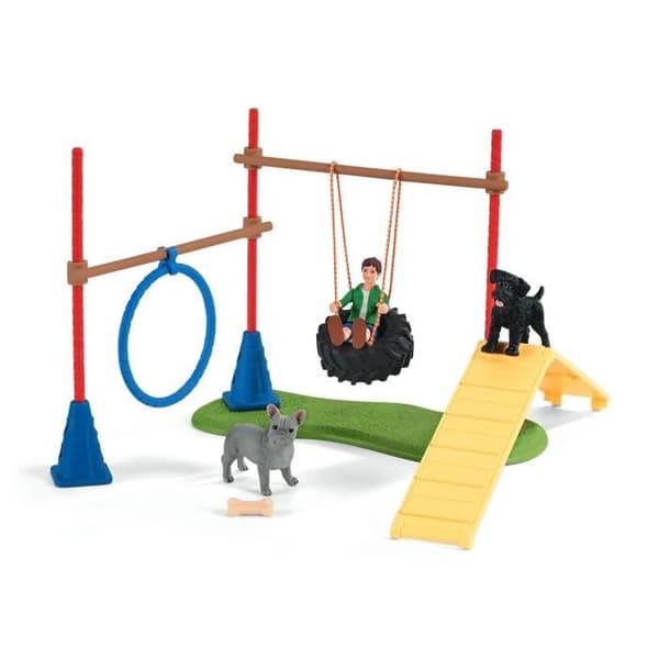 Figurunderhållning för hundar - Lekset - Från 3 år - Schleich 42536 Farm World