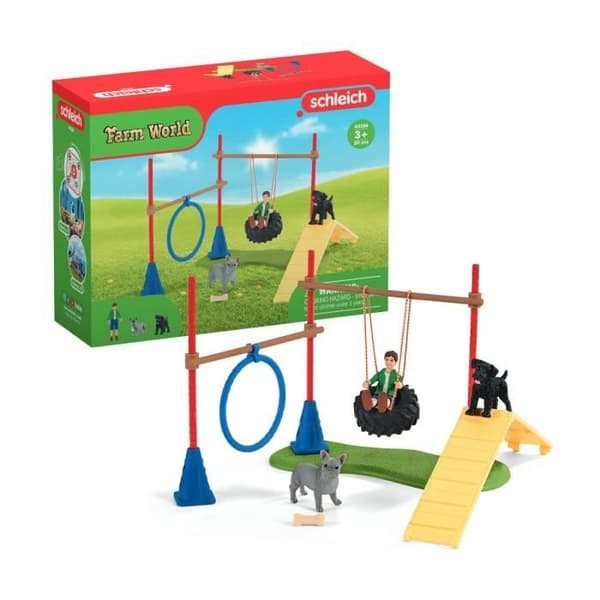 Figurunderhållning för hundar - Lekset - Från 3 år - Schleich 42536 Farm World