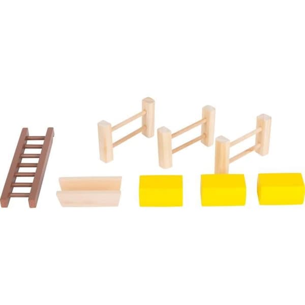 Woodfriends SMALL FOOT trägård - Hund-, ko-, gris-, bonde- och höbalar - 100 % FSC-certifierad