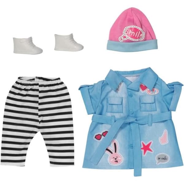 Baby born Deluxe Jeansklänning för docka 43 cm