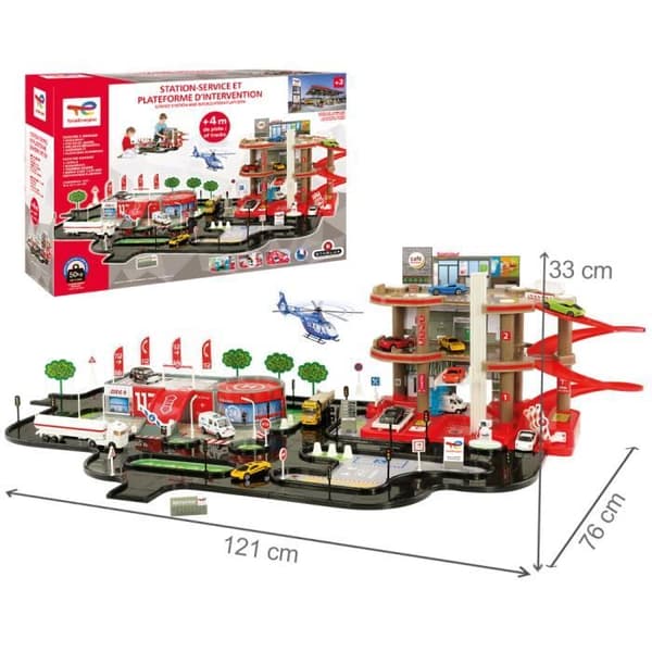 STARLUX – Total Garage 3 Levels med hiss, interventionsplattform och 4 meter krets – Från 3 år – Tillverkad i Europa