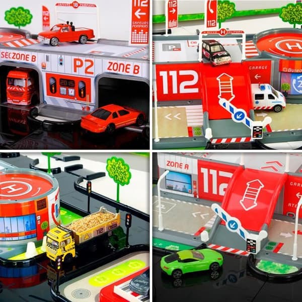 STARLUX – Total Garage 3 Levels med hiss, interventionsplattform och 4 meter krets – Från 3 år – Tillverkad i Europa