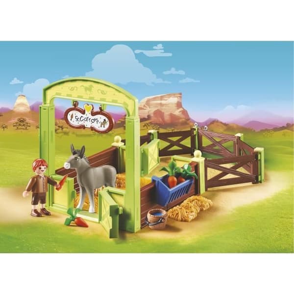 PLAYMOBIL - Spirit - La Mèche och Monsieur Morot med låda - Blandat - Från 4 år