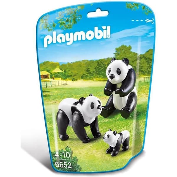 PLAYMOBIL - Zoo - Pandafamiljen - Par pandor med sin lilla - Blandat - Från 4 år