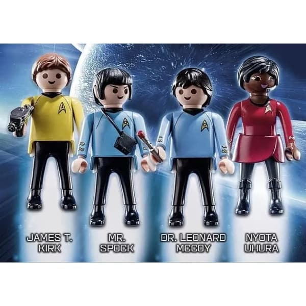 PLAYMOBIL 71155 Star Trek-team, figurer och tillbehör för fans av serien, Från 10 år
