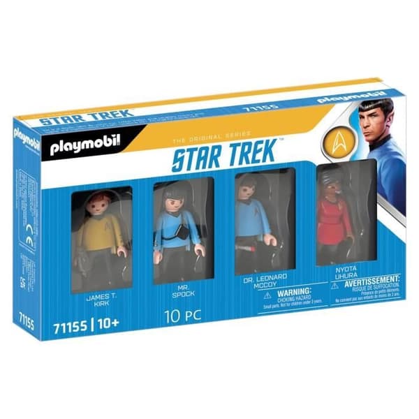 PLAYMOBIL 71155 Star Trek-team, figurer och tillbehör för fans av serien, Från 10 år