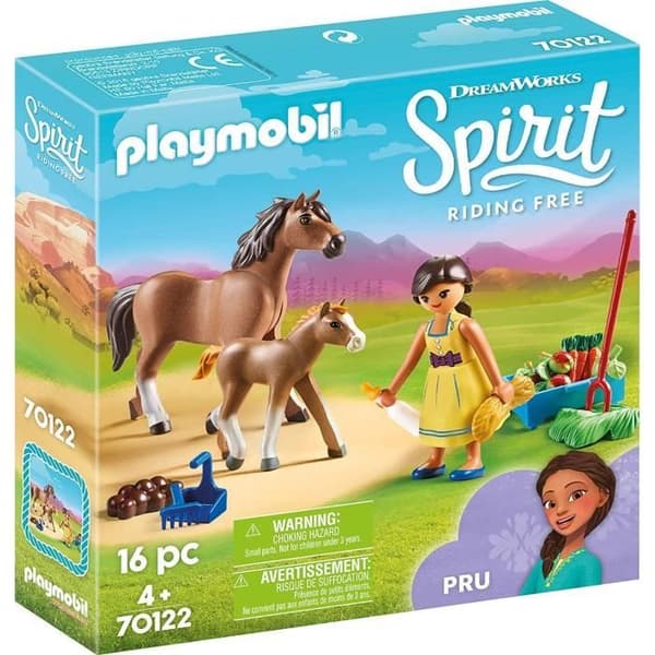 PLAYMOBIL Spirit - Apo med häst och föl - Figur och tillbehör ingår