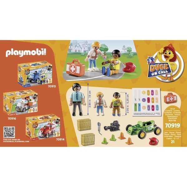 PLAYMOBIL - 70919 - DUCK ON CALL - Räddare och pilot - Blandat - 3 år och över