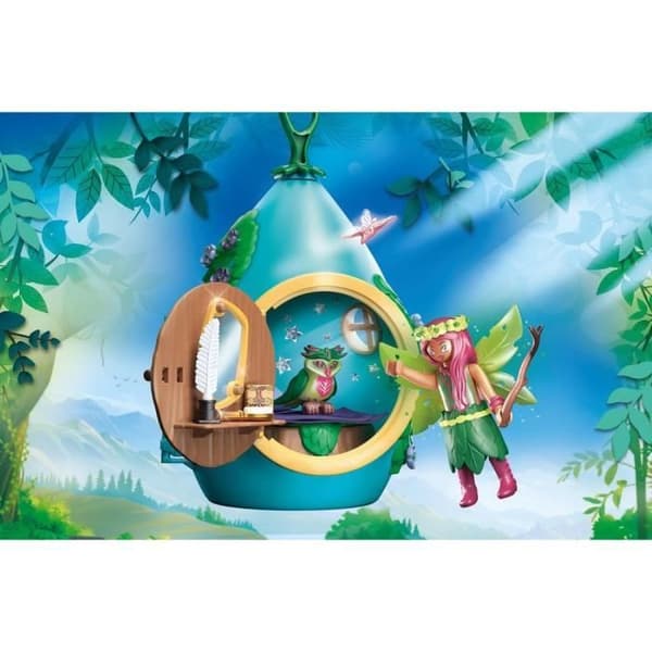 PLAYMOBIL - 70804 - Ayuma - Flerfärgat plast hängande hus med tillbehör och karaktärer