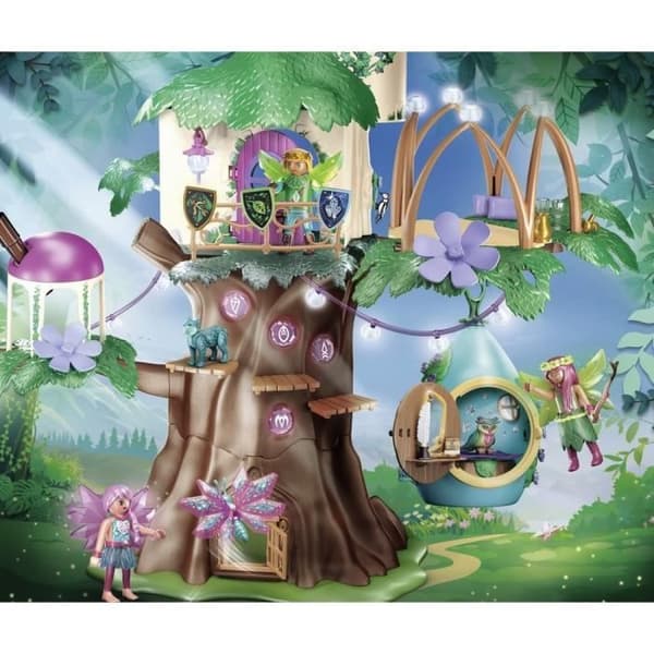 PLAYMOBIL - 70804 - Ayuma - Flerfärgat plast hängande hus med tillbehör och karaktärer