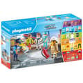 Miniatyrbild 1 av 4: PLAYMOBIL My Figures Everyday Heroes - 71400 - Polis, brandman, läkare, räddning - Stadsaktion - 5 år - 59 stycken