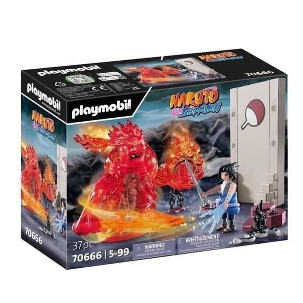 PLAYMOBIL 70666 Sasuke vs. Itachi, Naruto, Heroes from Manga Ninja, Naruto Shippuden, Från 5 år gammal