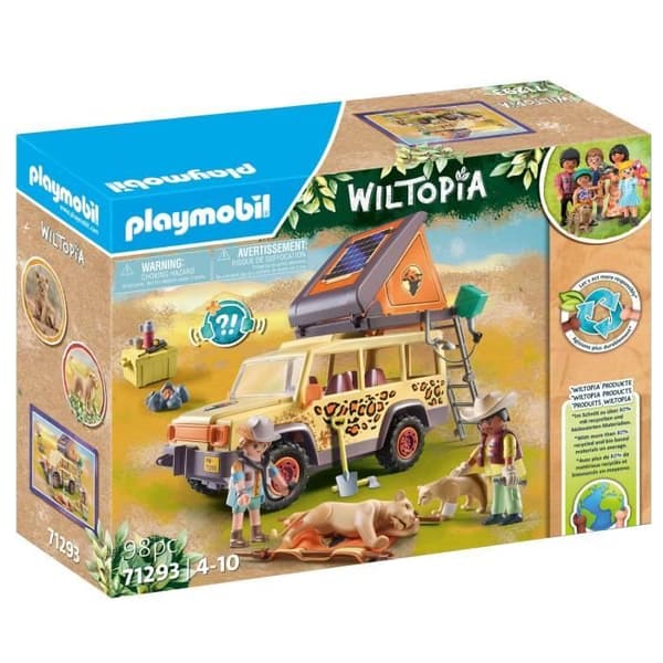 PLAYMOBIL 71293 Utforskare med terrängfordon, Wiltopia, 98 delar, från 4 år och uppåt