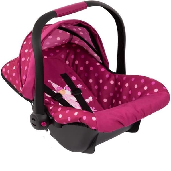 BAYER Doll Bilbarnstol Rosa
