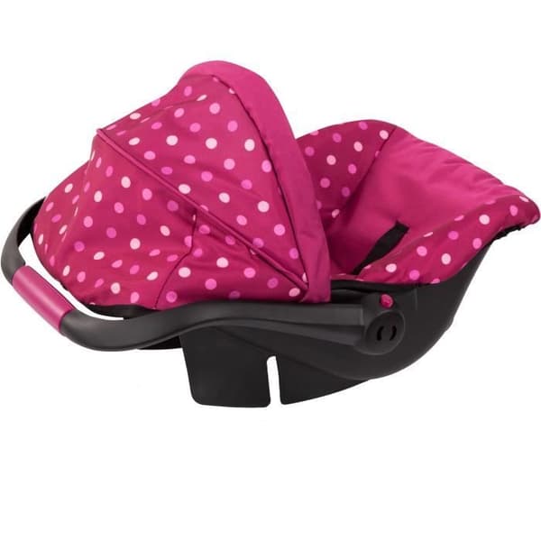 BAYER Doll Bilbarnstol Rosa
