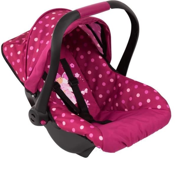 BAYER Doll Bilbarnstol Rosa