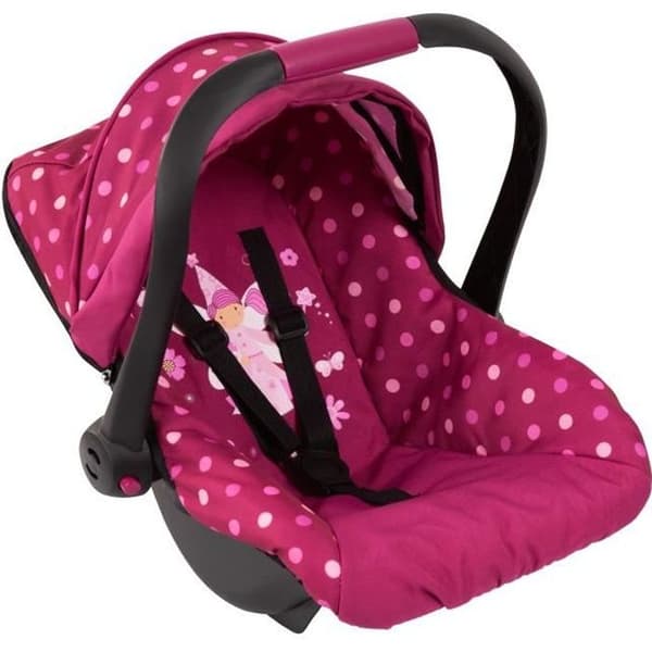 BAYER Doll Bilbarnstol Rosa