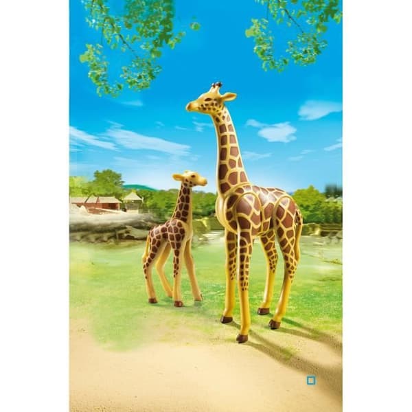 PLAYMOBIL - City Life The Zoo - Giraff och giraff - Blandat - Från 4 år