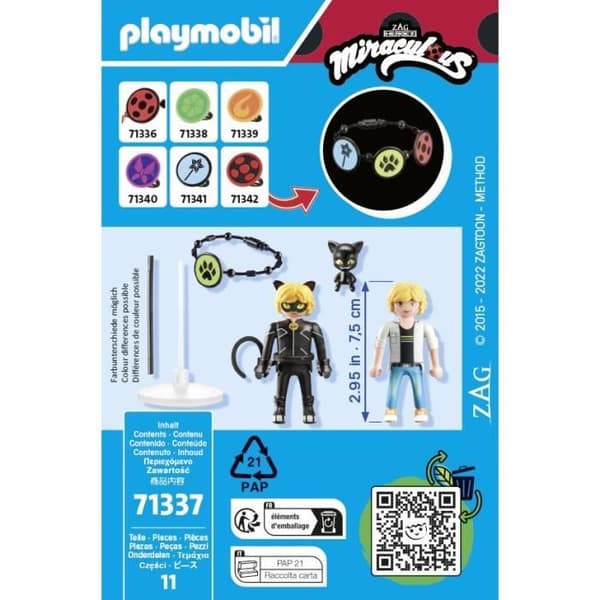 PLAYMOBIL 71337 Mirakulöst: Adrien & Cat Noir