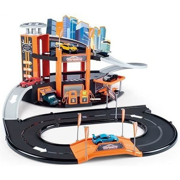 Garage Majorette - MAJORETTE - MAJO GARAGE MOTOR CITY PLUS - Multifunktion - 1 bil ingår