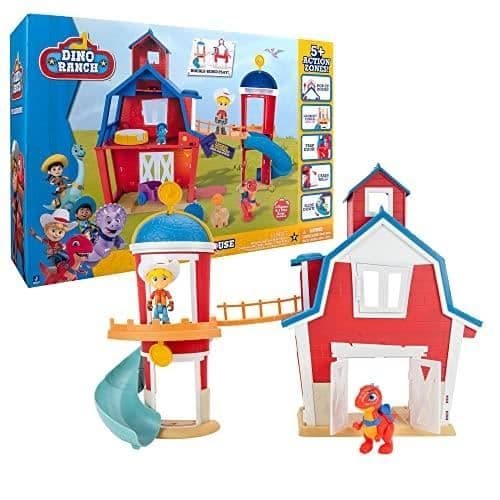 DINO RANCH - RIKT PLAYSET PLAYSET CLUBHOUSE MED 5 MILJÖER