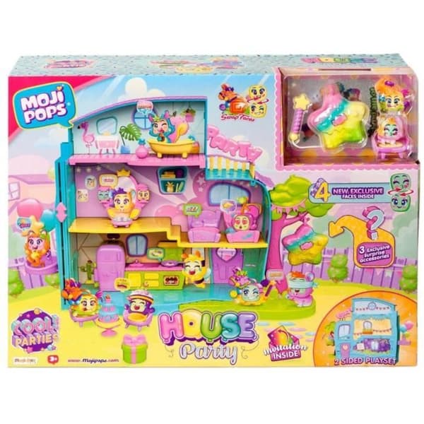 MojiPops Partyhusset med piñata och exklusiva figurer