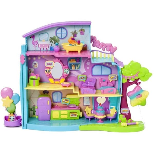 MojiPops Partyhusset med piñata och exklusiva figurer