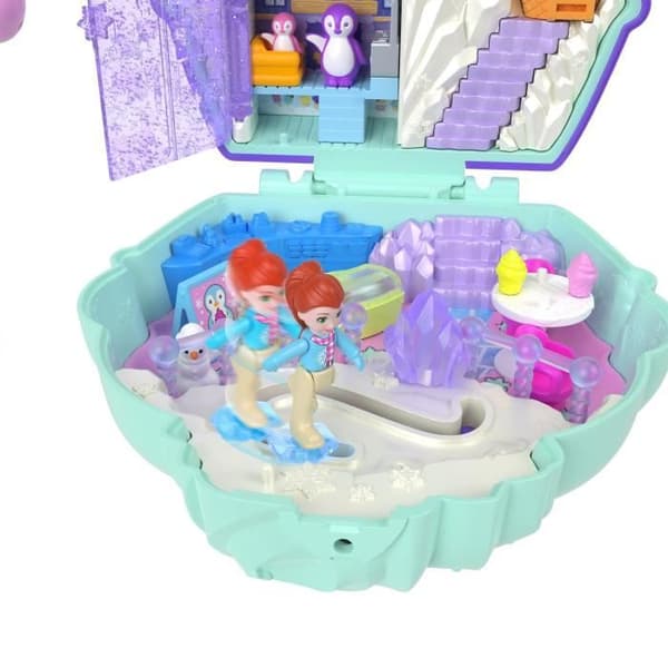 Polly Pocket-Snow Penguin-Box med figurer HRD34