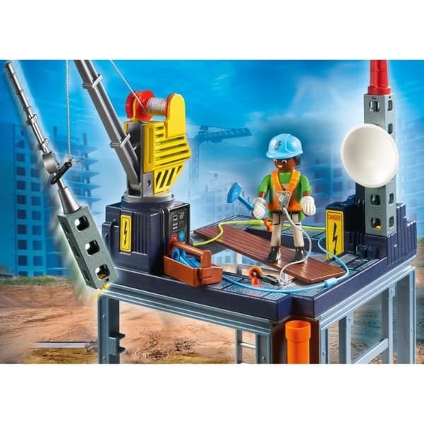 PLAYMOBIL - 70816 - City Action La Construction - Startpaket - Byggplattform