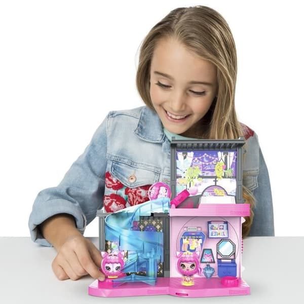 ZOOBLES LEKSAK - MODULÄRT MAGISKT HUS - 6061366 - Magiska bollar som kan förvandlas till fantastiska djur + 1 Z-Girlz figur