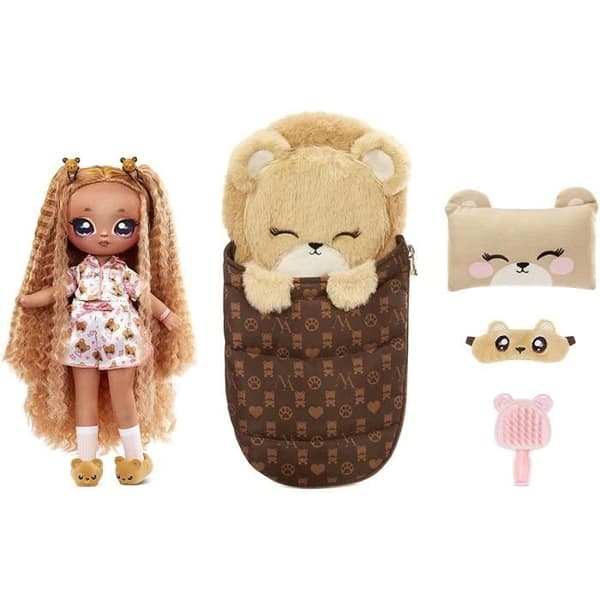 Lara Vonn Pyjamas Party Doll - MGAENTERTAINMENT - Teddy Bear Accessoarer - 28cm