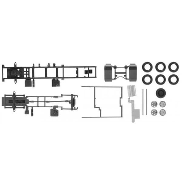 Parti med 2 chassi av MERCEDES Atego LKW "In kit" Skala: 1/87 - HER084499