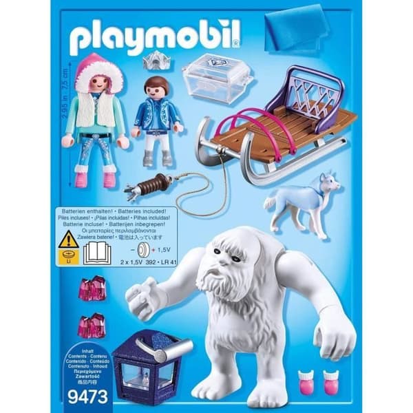 PLAYMOBIL Magic - Yeti med släde - 26 stycken - Blandat - Från 4 år
