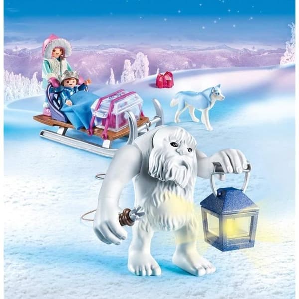 PLAYMOBIL Magic - Yeti med släde - 26 stycken - Blandat - Från 4 år