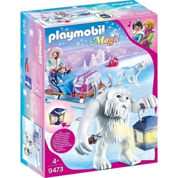 PLAYMOBIL Magic - Yeti med släde - 26 stycken - Blandat - Från 4 år