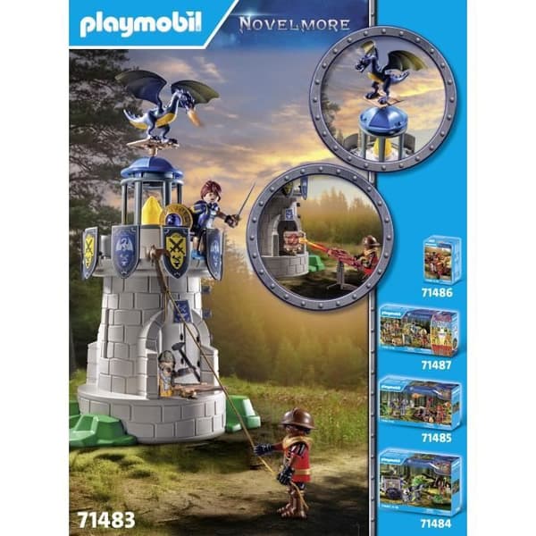 PLAYMOBIL 71483 Novelmore Novelmore Knights Turret med drake