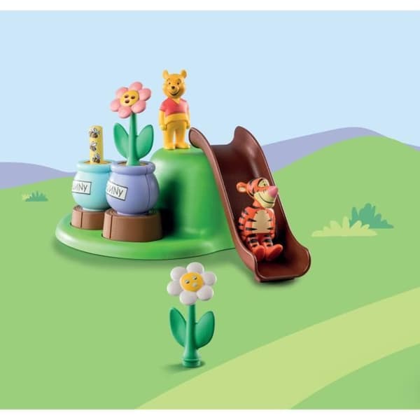 PLAYMOBIL 1.2.3 71317 Nalle Puh och Tigger med Bee Garden - Disney